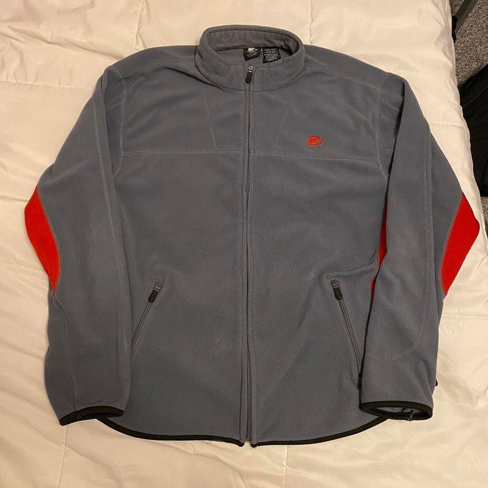 Vintage starter therma-star fleece full‎ zip L
